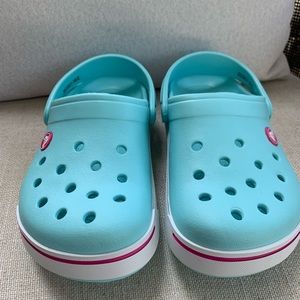 Crocs ice blue, new without tags